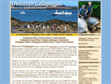 Tablet Screenshot of discovergalapagos.com